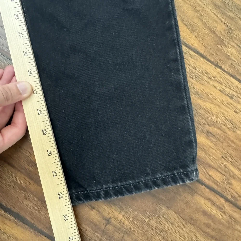 Levis 550 Jeans Men's Sz 32 X 34 Black Straight Denim Vintage Relaxed Fit